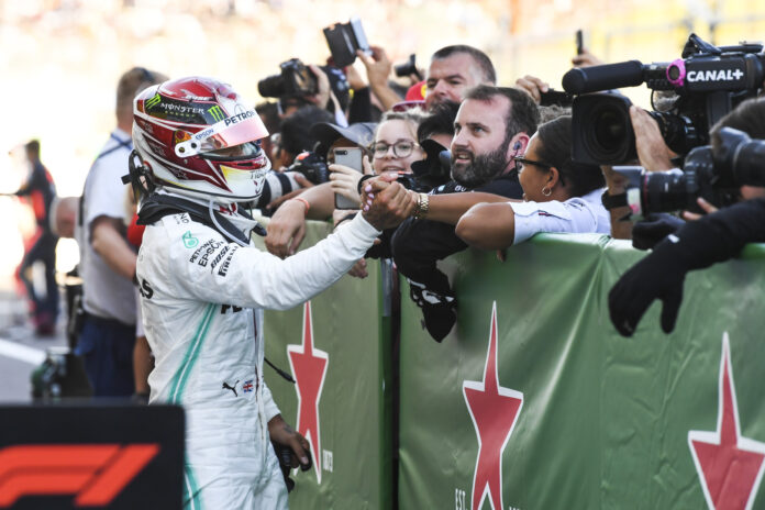 Hamilton, Mercedes, racingline