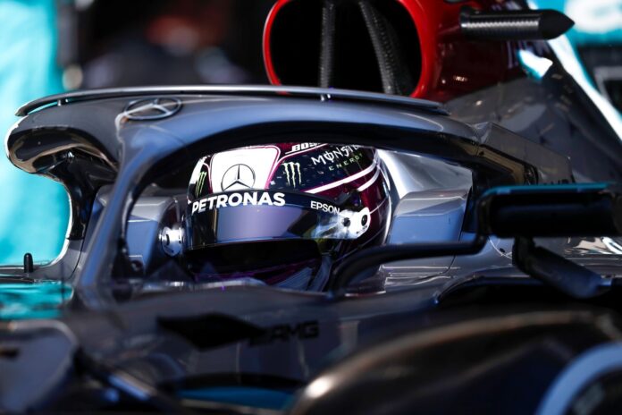 Lewis Hamilton, Mercedes, racingline