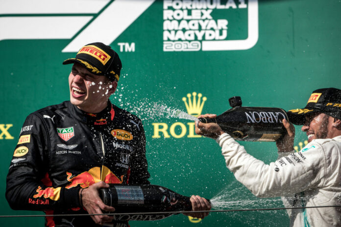 Verstappen, racingline