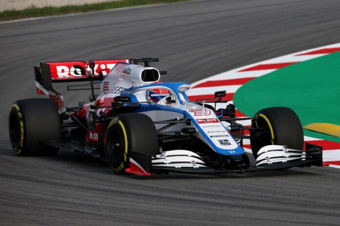 Russell, Williams, racingline