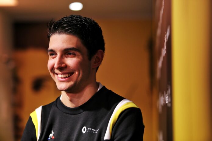 Ocon, racingline