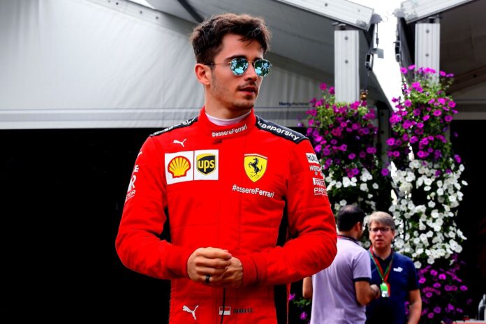 Charles Leclerc, Ferrari, racingline