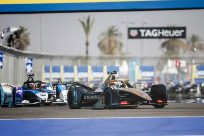 Formula E, racingline