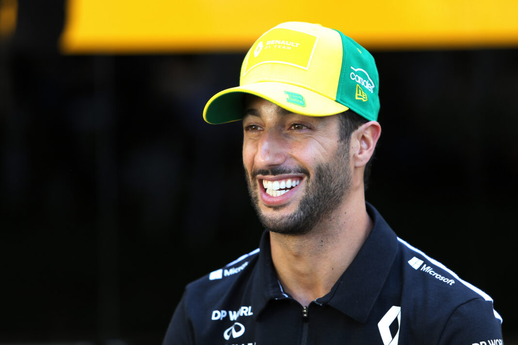 Ricciardo, racingline