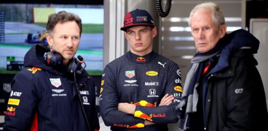 Christian Horner, Max Verstappen, Helmut Marko, Red Bull, racingline