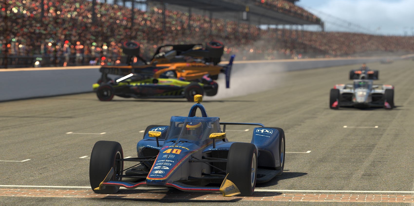 Óriási botrányba fulladt a virtuális IndyCar indianapolisi futama