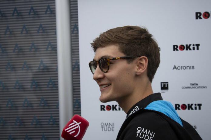 Russell, racingline