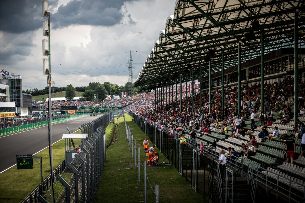 Hungaroring, racingline, F1