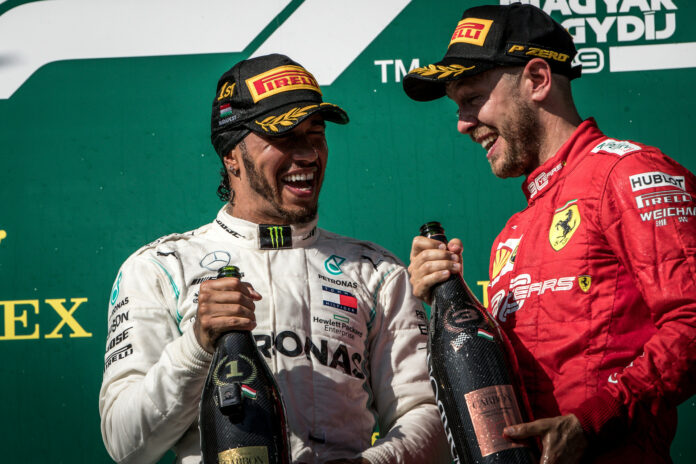 vettel, hamilton, racingline