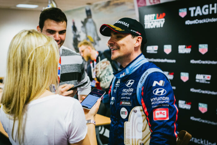 Michelisz, racingline