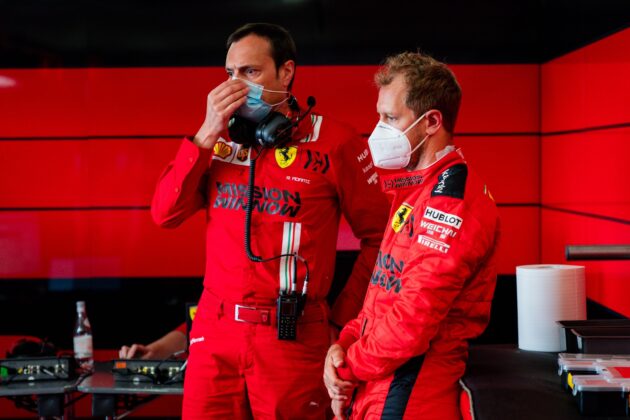Sebastian Vettel, Riccardo Adami, Ferrari, racingline