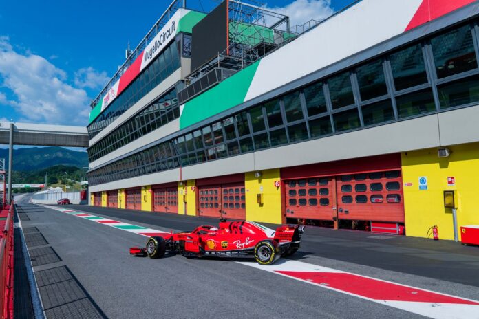 Charles Leclerc, Ferrari, racingline