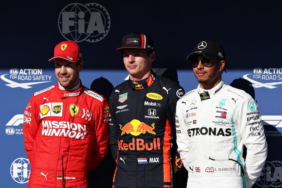 Sebastian Vettel, Max Verstappen, Lewis Hamilton, racingline