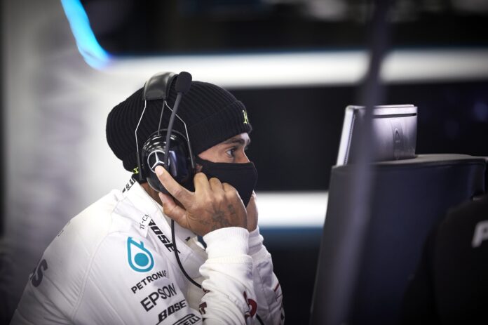 Lewis Hamilton, Mercedes, racingline