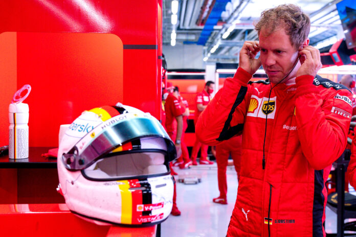 Sebastian Vettel, Ferrari, Racingline