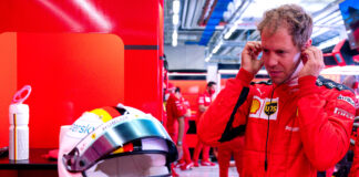 Vettel, racingline