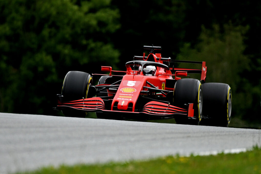 Sebastian Vettel, Ferrari, Spielberg, racingline