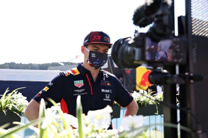 Verstappen, racingline