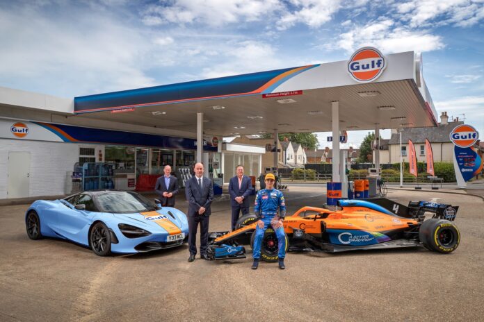mclaren, gulf, Mike Flewitt, Mike Jones, Zak Brown, Lando Norris