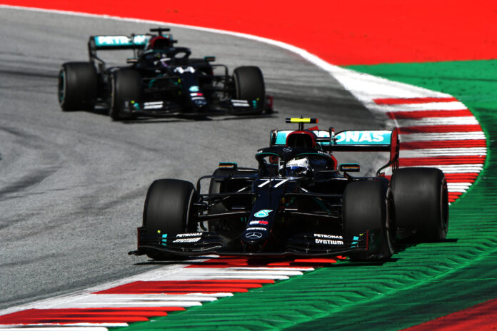 Valtteri Bottas, Lewis Hamilton, Mercedes, racingline