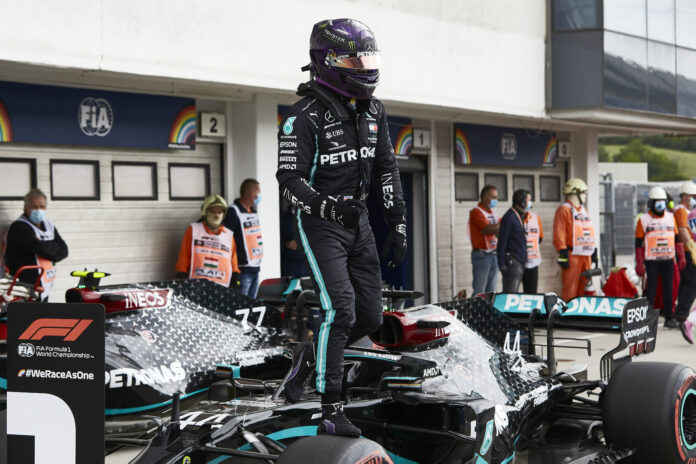 Lewis Hamilton, Mercedes, racingline