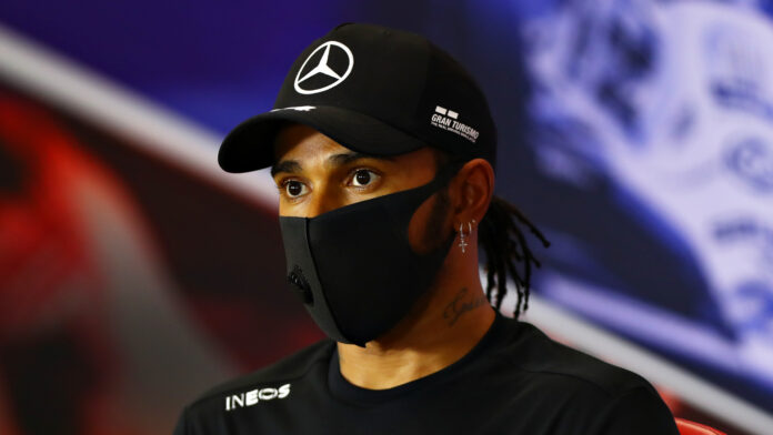 Lewis Hamilton, Mercedes, racingline