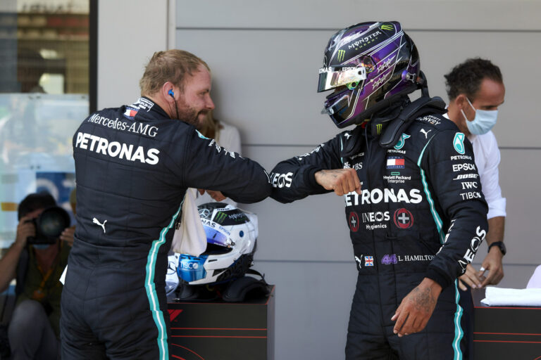 Lewis Hamilton, Valtteri Bottas, racingline