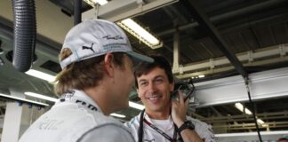 Nico Rosberg & Toto Wolff, Mercedes, racingline.hu