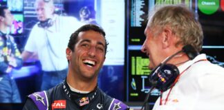 Daniel Ricciardo & Dr Helmut Marko, Red Bull, racingline.hu