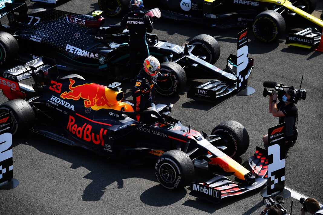 Max Verstappen (Red Bull) & Valtteri Bottas (Mercedes), racingline.hu