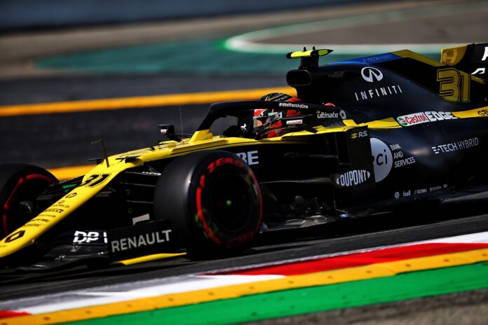 Ocon, racingline