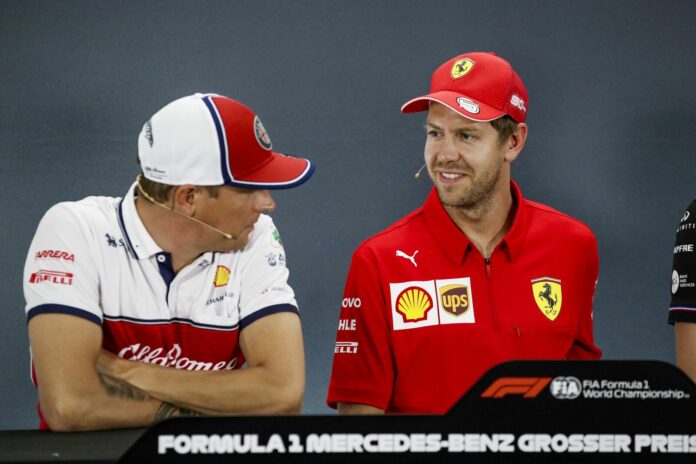 Kimi Räikkönen, Sebastian Vettel