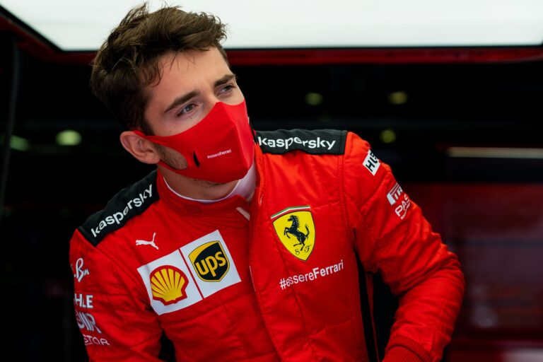 Charles Leclerc, Ferrari, racingline