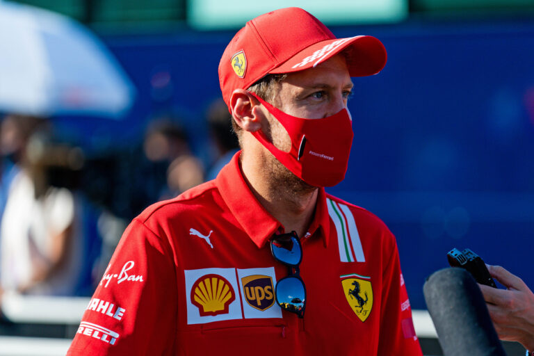 Sebastian Vettel, Ferrari, Racingline