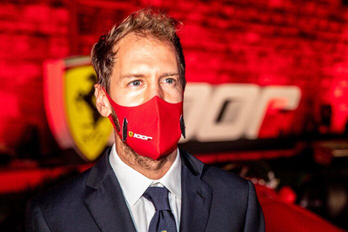 Sebastian Vettel, Ferrari, racingline