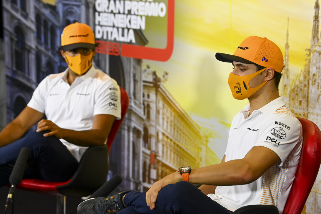 Lando Norris, Carlos Sainz, racingline