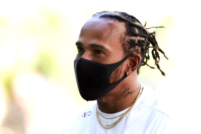 Lewis Hamilton, Mercedes, racingline