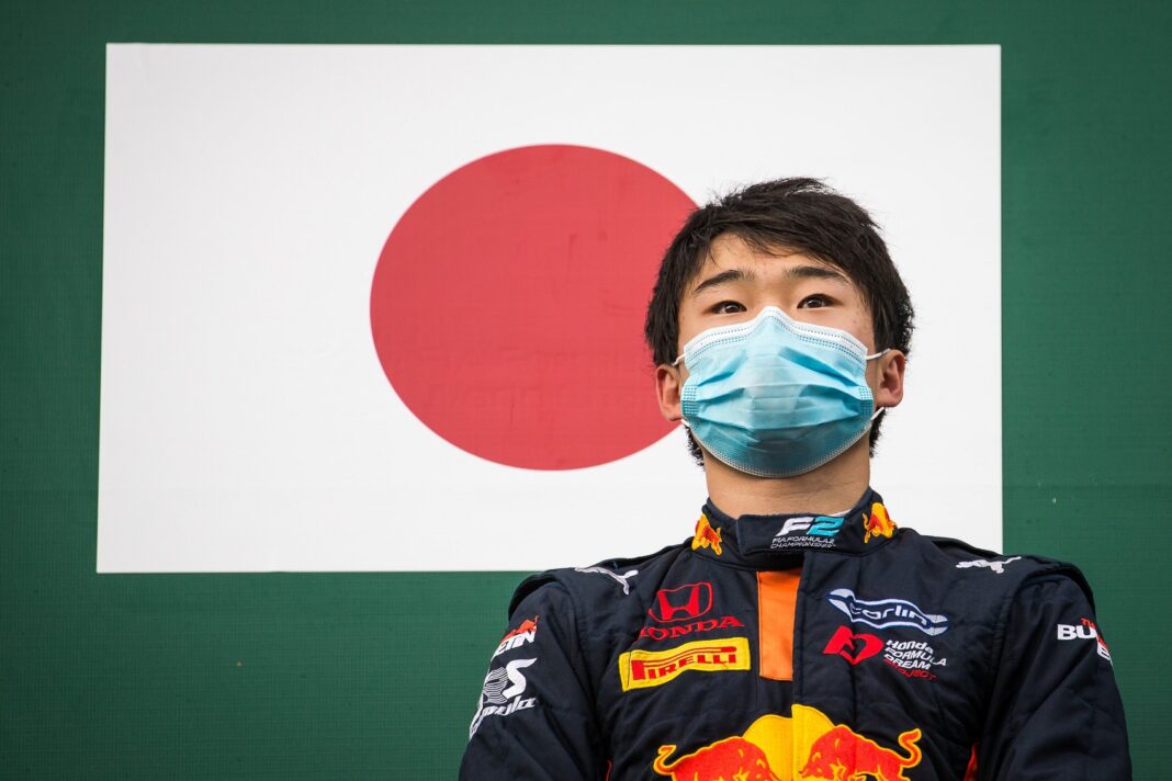Yuki Tsunoda, Carlin, F2, Red Bull Junior Team, racingline.hu