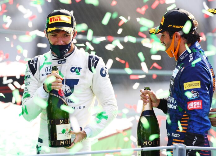 Pierre Gasly, Carlos Sainz, nap versenyzője