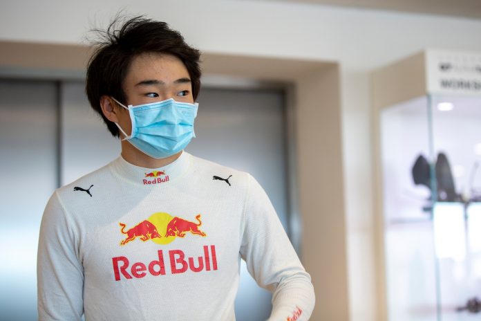 Tsunoda, racingline
