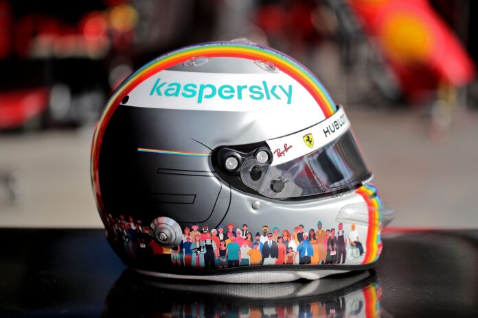 Sebastian Vettel, Ferrari, racingline