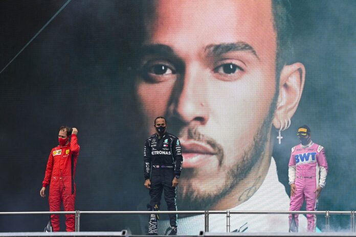 lewis hamilton, sebastian vettel, sergio perez