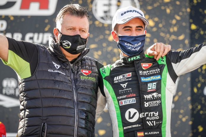 Mikel Azcona & Zengő Zoltán, Cupra, WTCR, racingline.hu