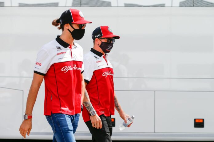 Antonio Giovinazzi, Kimi Räikkönen