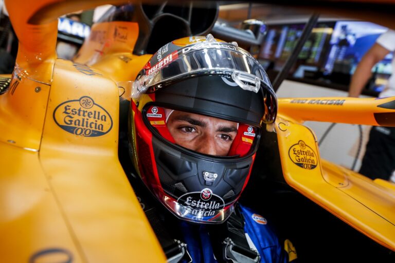 Carlos Sainz, McLaren, racingline