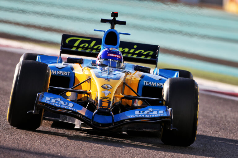 Fernando Alonso, Renault, racingline
