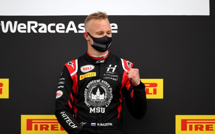 Mazepin, racingline