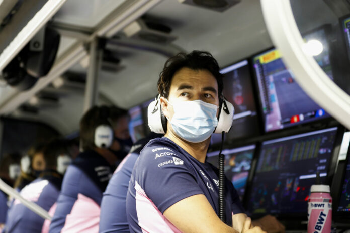 Perez, racingline