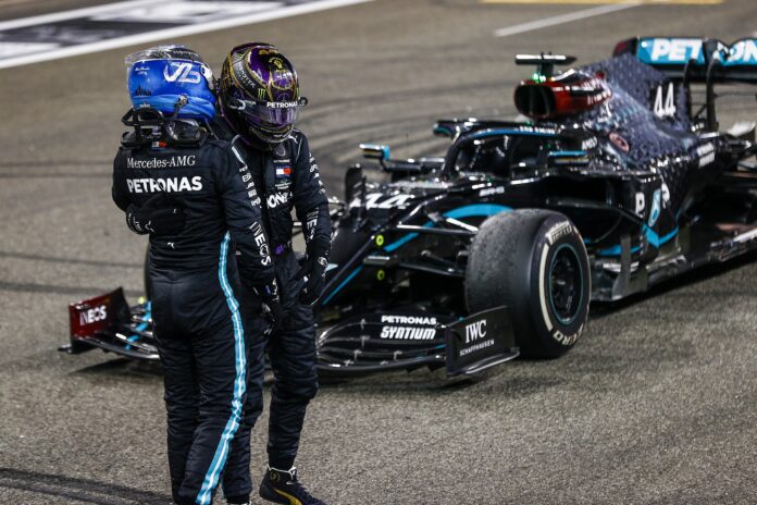 Valtteri Bottas, Lewis Hamilton, Mercedes, racingline