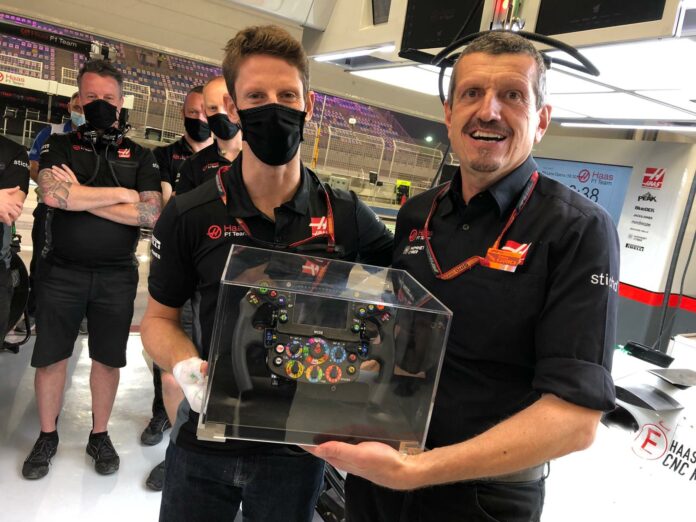 romain grosjean, günther steiner